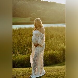 Lace Maternity Dress